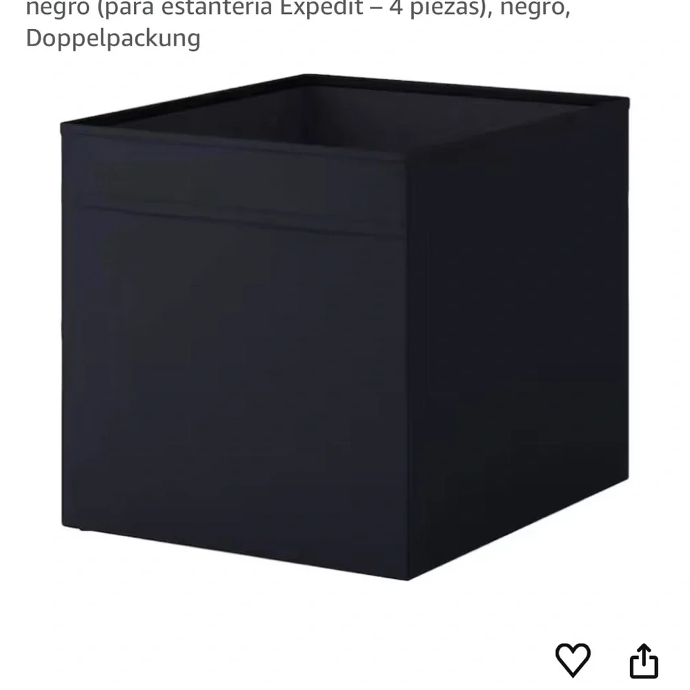 IKEA DRÖNA Box in Black and White
